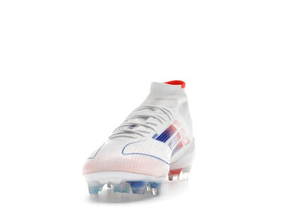 adidas F50 Elite Mid FG Cloud White Lucid Blue Solar Red (Women's)