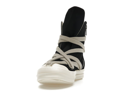 Rick Owens DRKSHDW Hexa High Black Pearl Milk Fat Lace