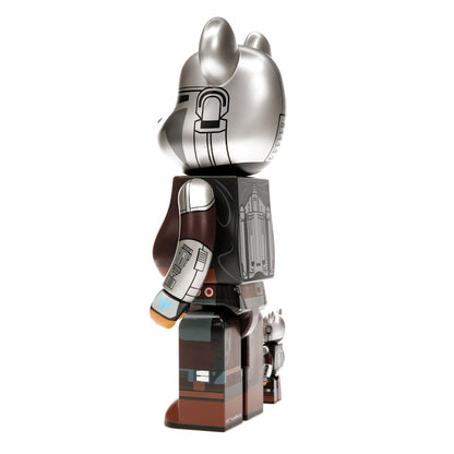 Bearbrick x Star Wars The Mandalorian Beskar Armor 100% & 400% Set