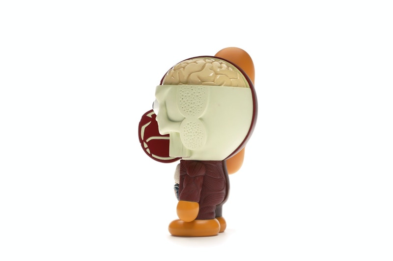 KAWS Bape Dissected Baby Milo Vinyl Figure Brown