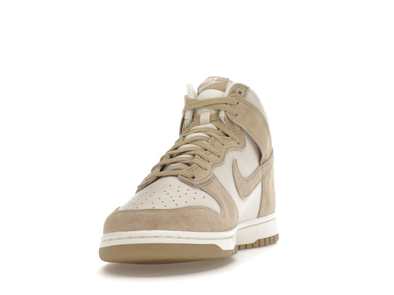 Nike Dunk High Tan Suede White