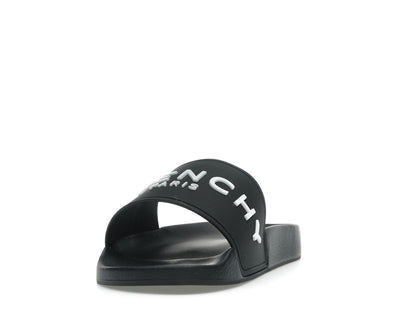 Givenchy Paris Slide Sandals Black