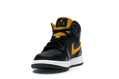 Jordan 1 Mid Black University Gold