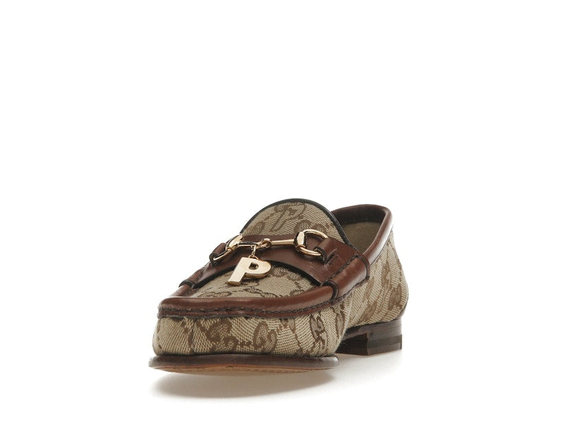 Palace x Gucci GG-P Canvas Horsebit P Charm Beige