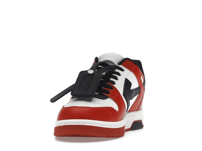 OFF-WHITE Out Of Office OOO Low Tops Black White Red