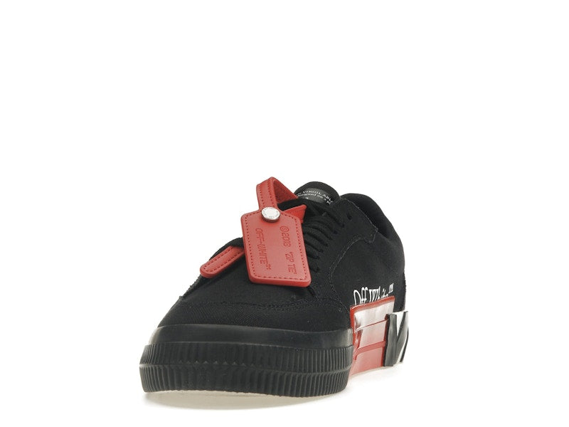 OFF-WHITE Vulcanized Low Canvas Black White