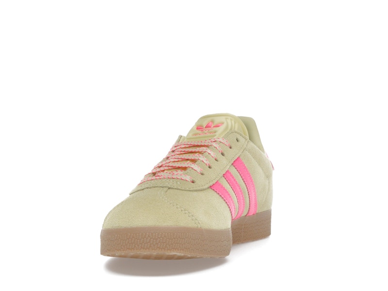 adidas Gazelle Powder Yellow Lucid Pink (Women's)
