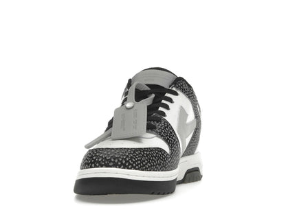 OFF-WHITE Out Of Office OOO Low Tops Black Grey with Dots