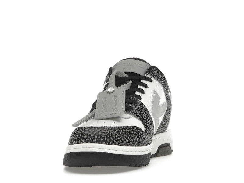 OFF-WHITE Out Of Office OOO Low Tops Black Grey with Dots