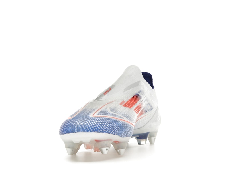 adidas F50 Elite Laceless SG Cloud White Solar Red Lucid Blue