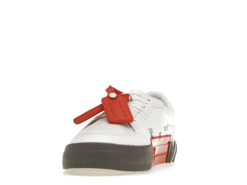 OFF-WHITE Vulcanized Low White Khaki Canvas