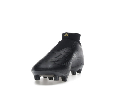 adidas Predator League Laceless FG Core Black Carbon Gold Metallic