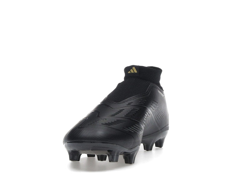 adidas Predator League Laceless FG Core Black Carbon Gold Metallic