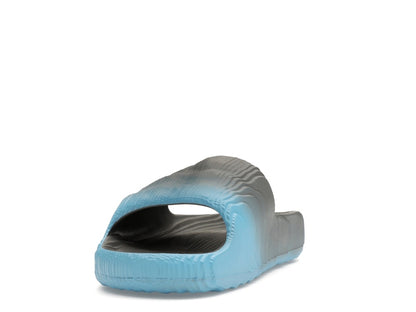 adidas Adilette 22 Slides Grey Semi Blue Burst Mel Core Black