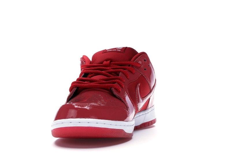 Nike SB Dunk Low Red Patent Leather