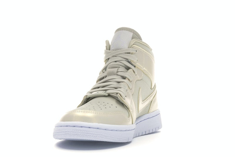 Jordan 1 Mid Goose Feather Yellow (Women's)
