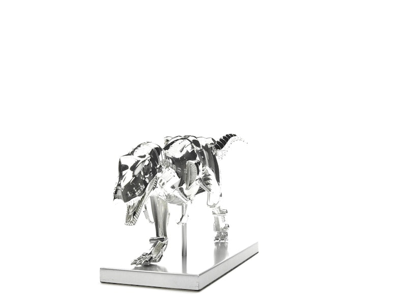 Hajime Sorayama T-Rex Cyborg Dinosaur Figure Silver