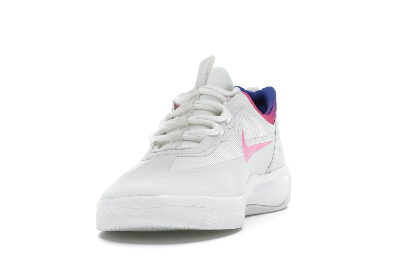 Nike SB Nyjah Free 2 Summit White Pink Blast Racer Blue