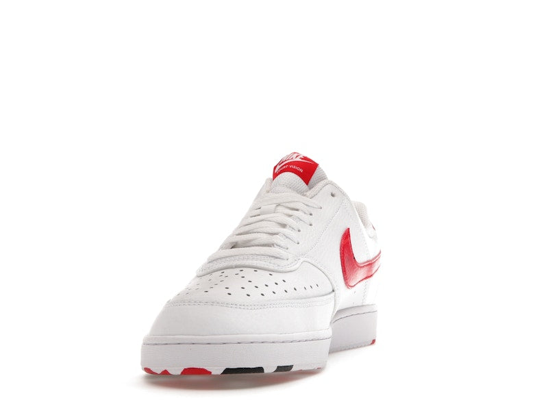 Nike Court Vision Low Swoosh Print Red