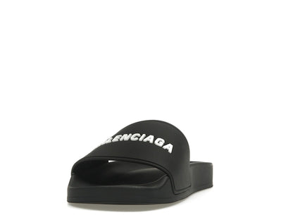 Balenciaga Pool Slide Black White (Women's)