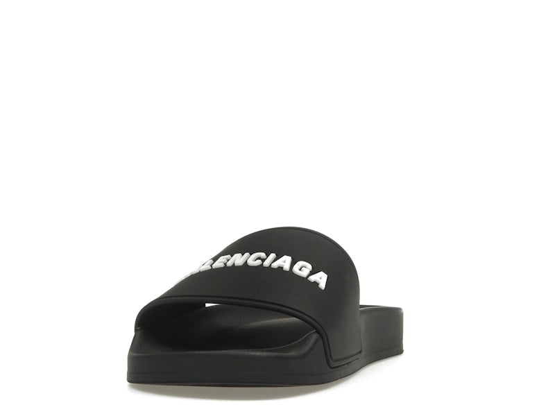 Balenciaga Pool Slide Black White (Women's)