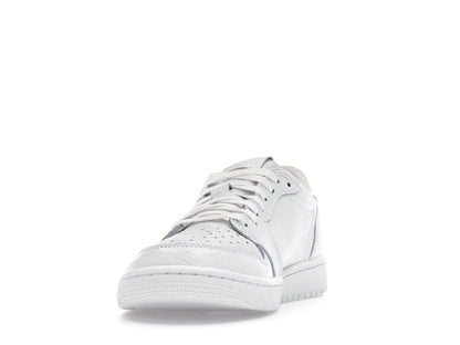 Jordan 1 Retro Low Swooshless Triple White (2025)