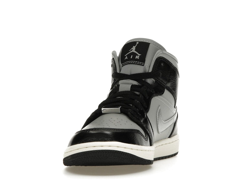Jordan 1 Mid SE Black Metallic Silver (Women's)