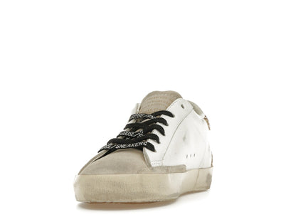 Golden Goose Super-Star White Silver Gold Glitter (Women's)