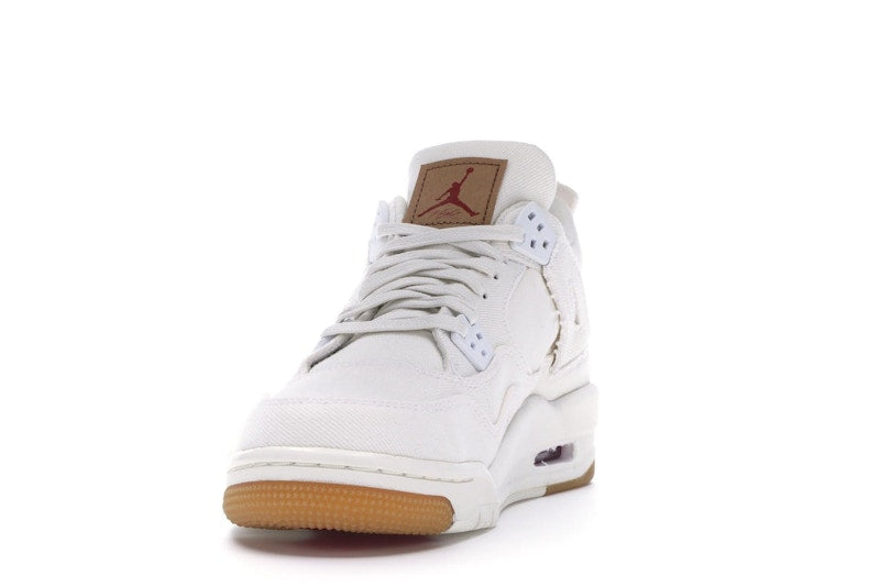 Jordan 4 Retro Levi's White (GS) (Blank Tag)