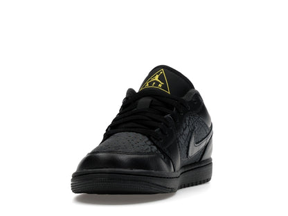 Jordan 1 Low Black Elephant Print
