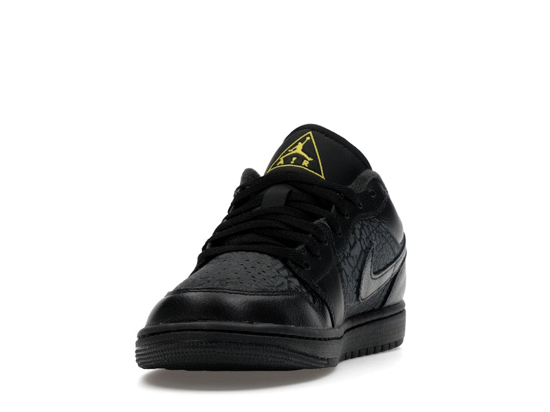 Jordan 1 Low Black Elephant Print