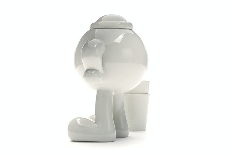 James Jarvis Glazed Porcelain Teapot White