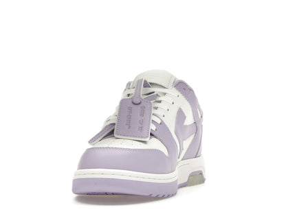 OFF-WHITE Out Of Office Calf Leather White Lilac