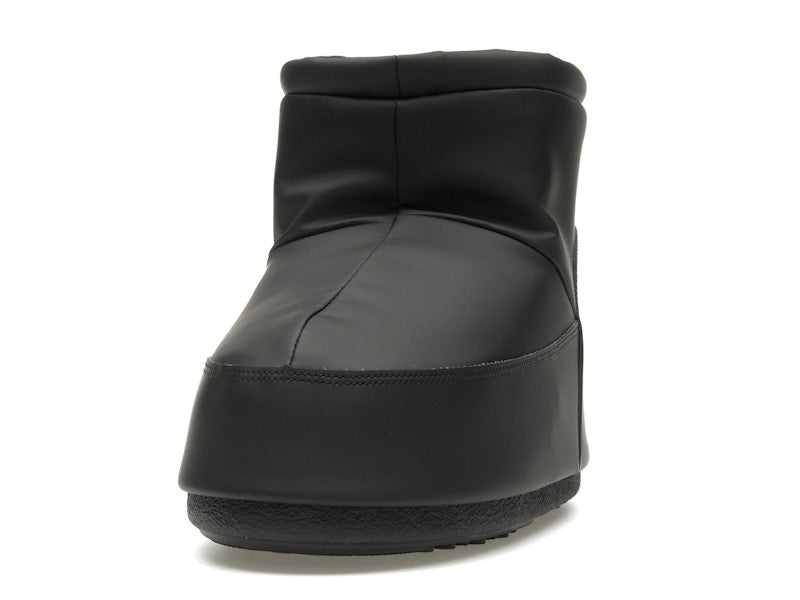Moon Boot No Lace Rubber Boot Black
