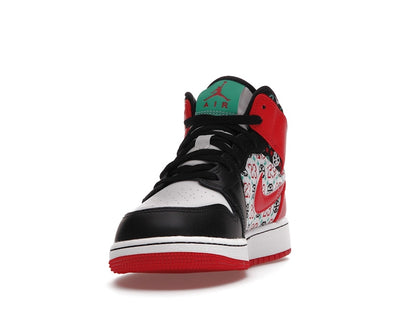 Jordan 1 Mid SE Ugly Christmas Sweater (GS)