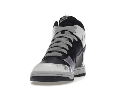 Nike Dunk High Splatter Black White Purple (Women's)