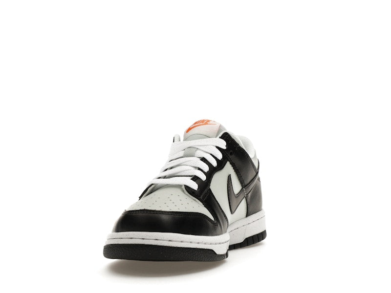 Nike Dunk Low Black Bright Mandarin Mini Swoosh (GS)