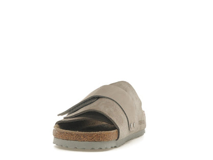 Birkenstock Kyoto Nubuck Suede Stone Coin