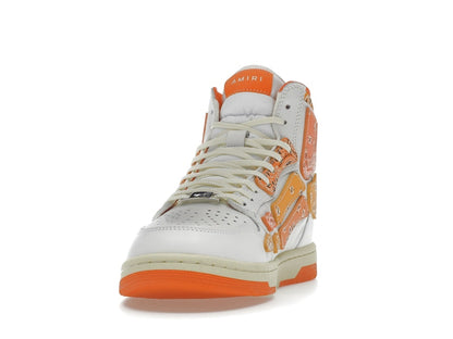 AMIRI Skel Top Hi Bandana White Orange