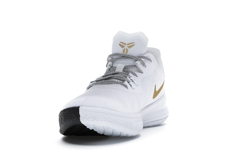 Nike Mamba Fury White Metallic Gold