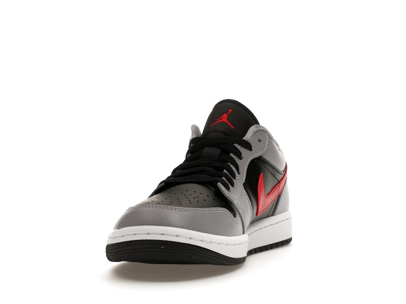 Jordan 1 Low Cement Grey Fire Red (Women's)