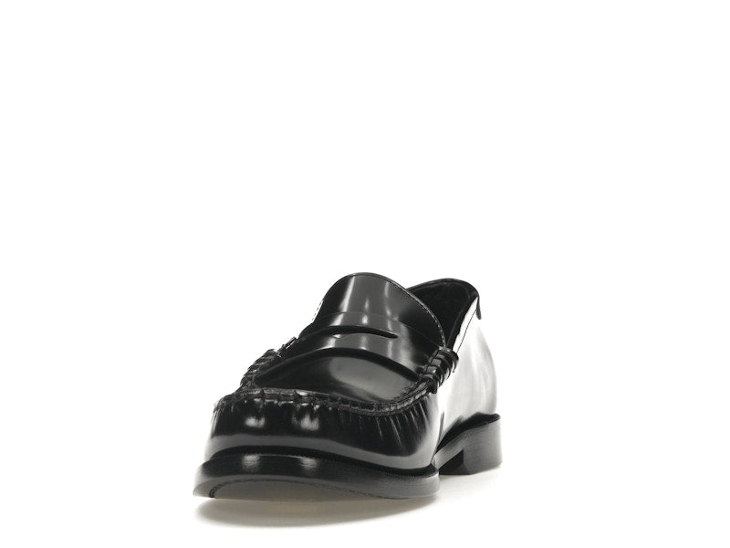 Saint Laurent Le Loafer Penny Slippers Black Leather
