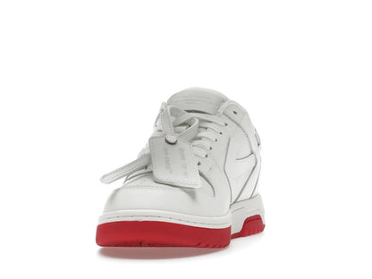 OFF-WHITE Out Of Office "OOO" Low Tops For Walking White White Red SS22