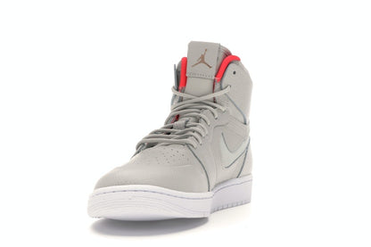 Jordan 1 Retro High Nouveau Pure Platinum Bright Crimson
