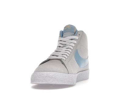 Nike SB Blazer Mid Soft Grey Baby Blue