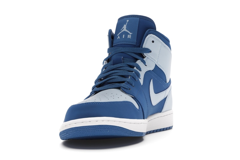 Jordan 1 Retro Mid Team Royal Ice Blue