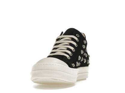 Rick Owens DRKSHDW Low Sneaks Eyelet Black Milk