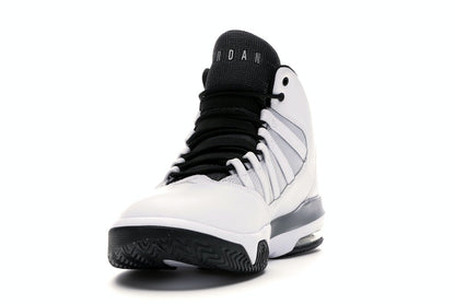 Jordan Max Aura White Metallic Silver Black