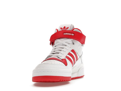 adidas Forum Mid Cloud White Vivid Red