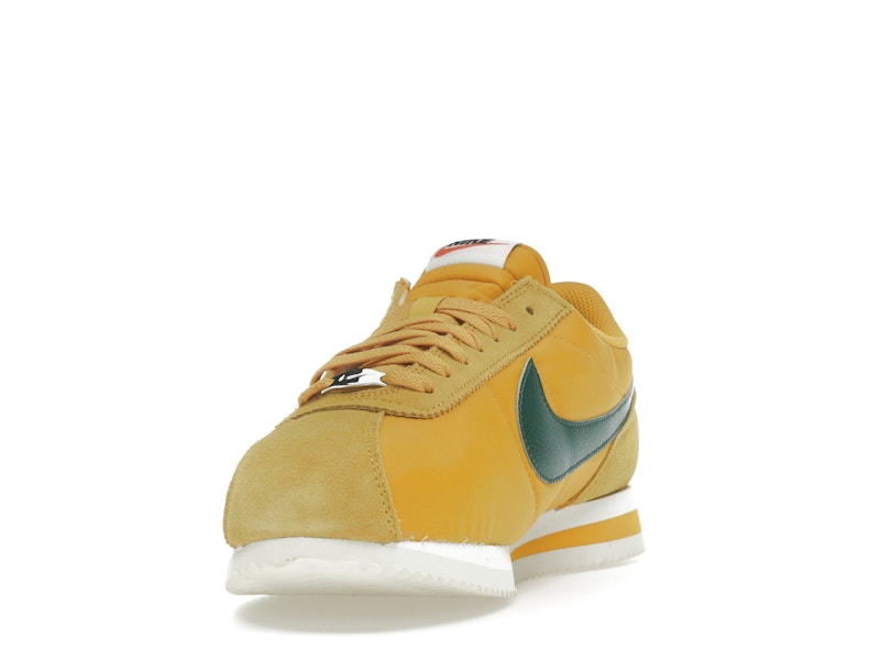 Nike Cortez Textile Yellow Ochre Gorge Green (Women's)